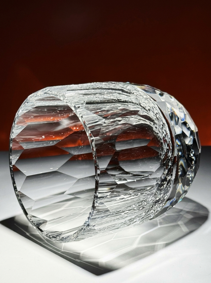 Premium Hand-Cut Crystal Whiskey Glass with Gift Box | Japanese-Inspired Lead-Free Rocks Tumbler