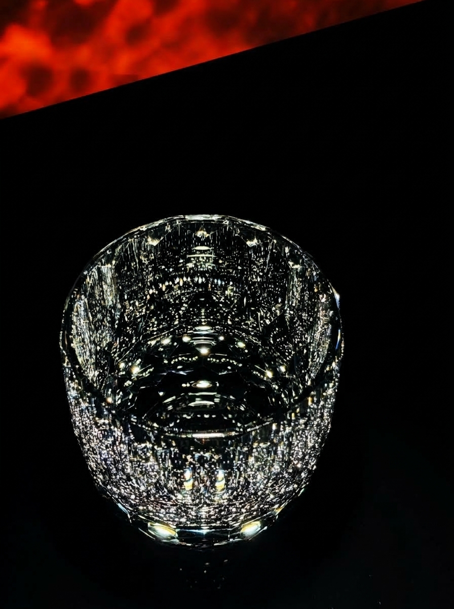 Premium Hand-Cut Crystal Whiskey Glass with Gift Box | Japanese-Inspired Lead-Free Rocks Tumbler