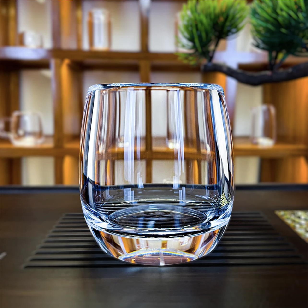 Crystaltells Handmade Natural Quartz Classic Crystal Glass Transparent 90ml 150ml Gift Package