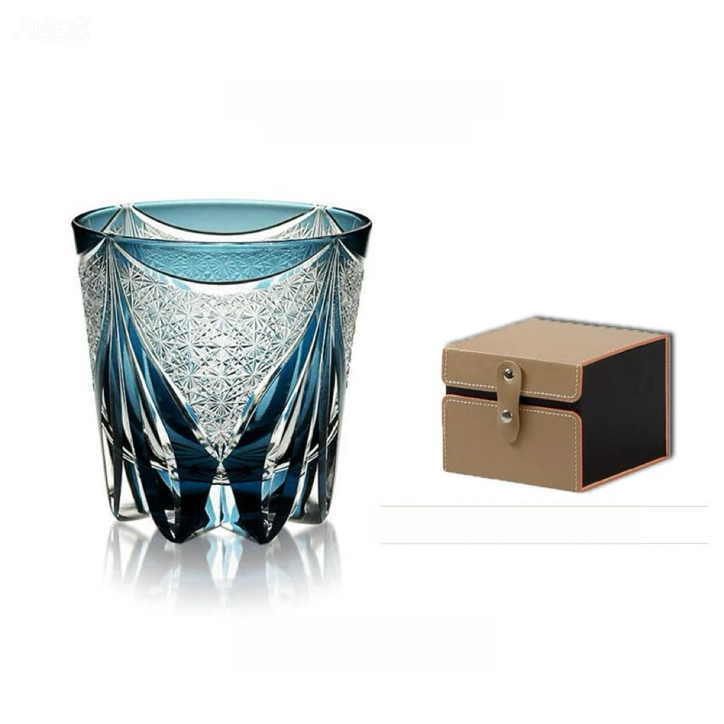 Hand-carved whiskey cup