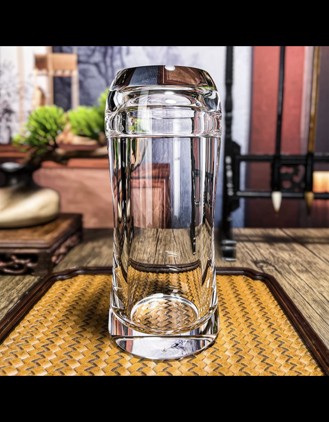 Crystal Glass With Cup Lip 320ml 420ml