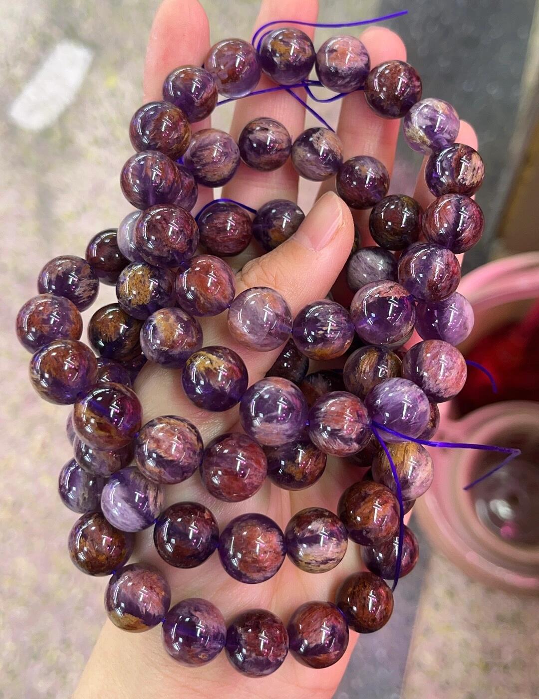 Healing Amethyst Gemstone Bracelet – Peace & Protection