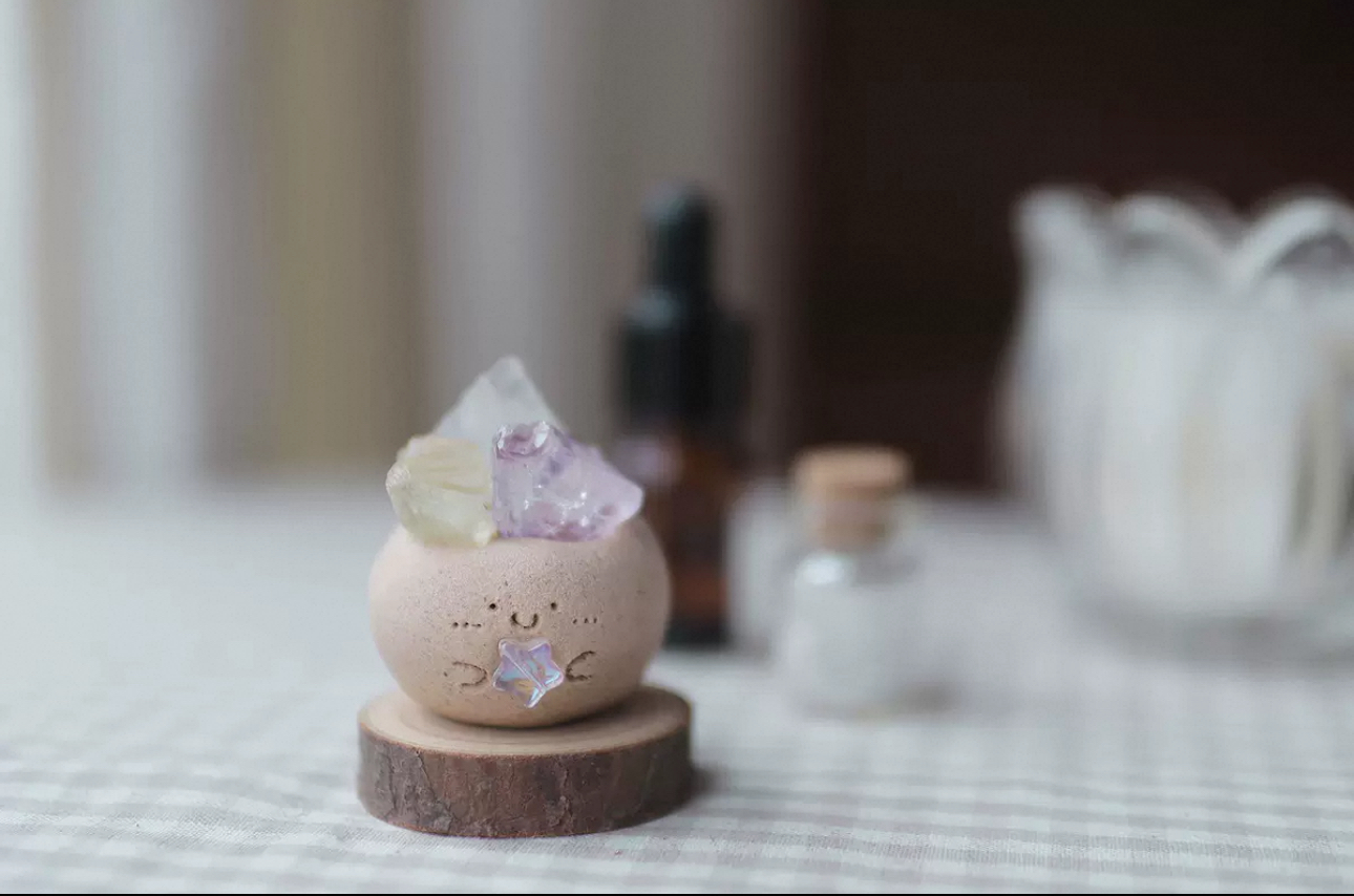 Magical Crystal Clay Decor for Your Desk