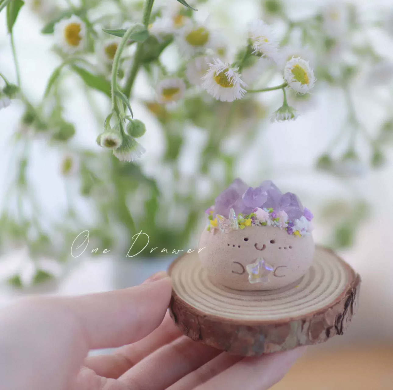 Magical Crystal Clay Decor for Your Desk