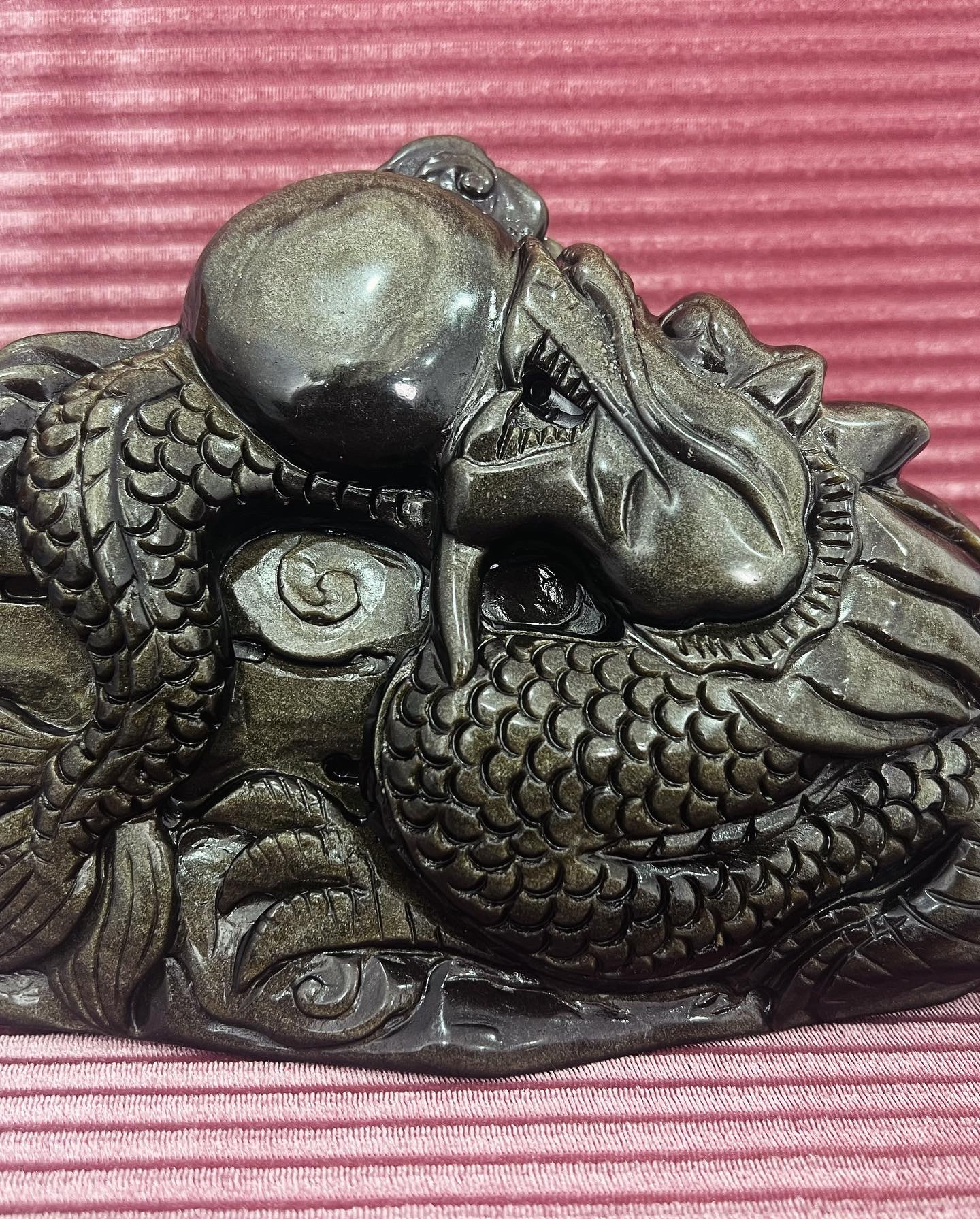 Crystal Carving - Style Six - Golden Obsidian