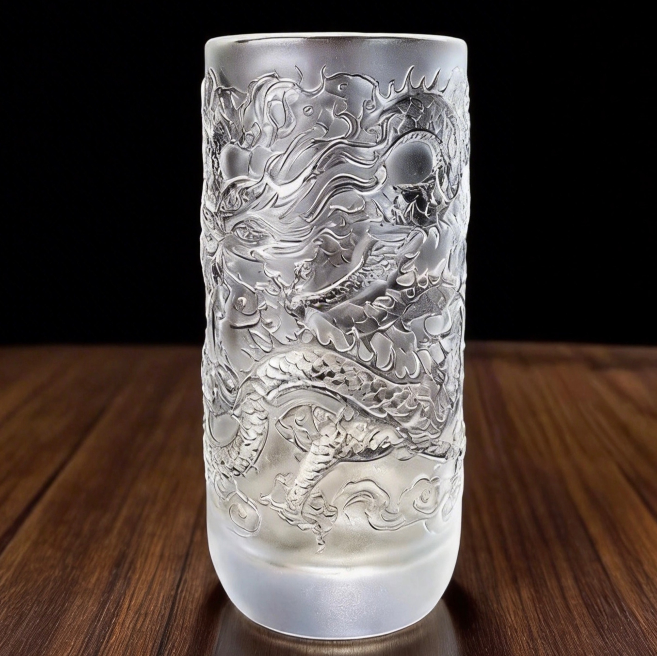 Hand-Carved Natural Raw Crystal Dragon Fair Cup - Solid Clear Quartz Gemstone Tea Pitcher, Artisan Crafted Healing Stone Teaware-Crystaltells