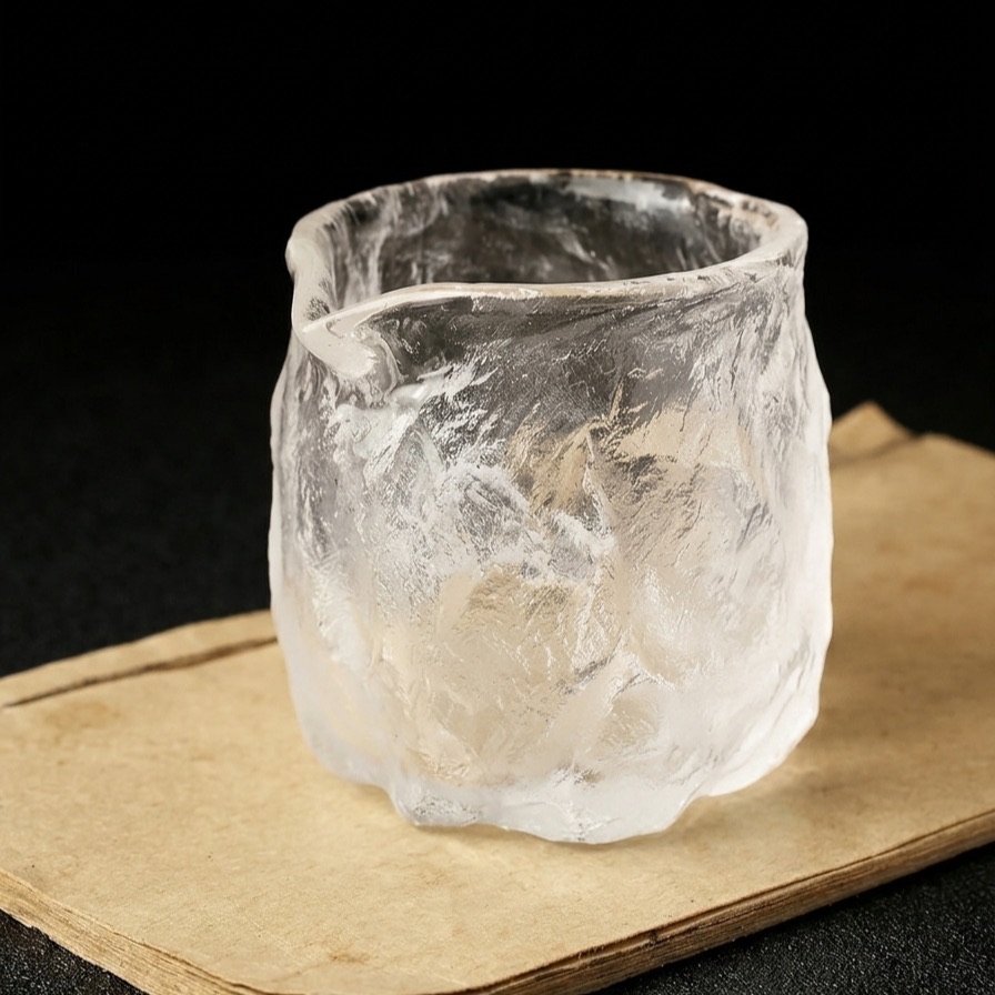 Natural Raw Crystal Tea Cup – Handcrafted Genuine Mineral Crystal Cup