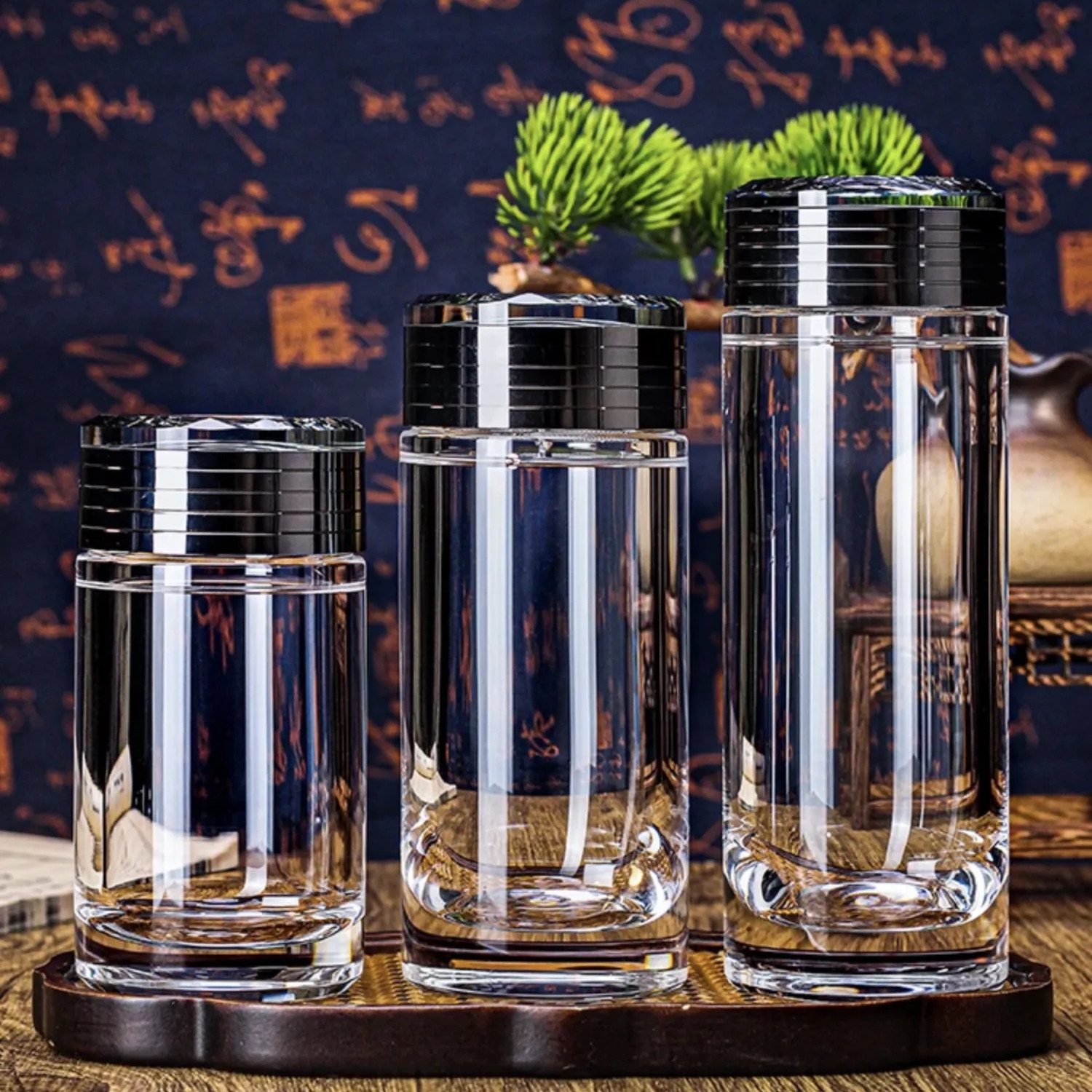 Crystal Glass - Handmade Cup With Cup Lip 200ml 300ml 400ml 500ml