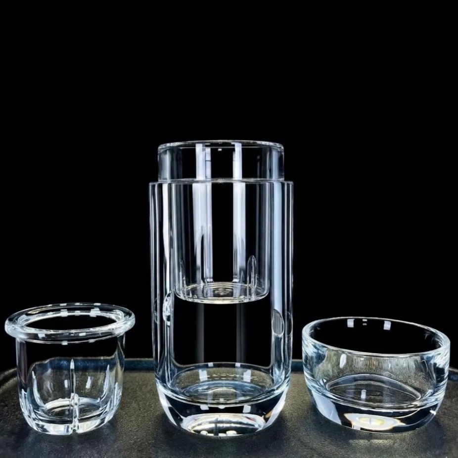 Natural Crystal Tea Cup with Crystal Infuser – Handcrafted Gemstone Tea Mug