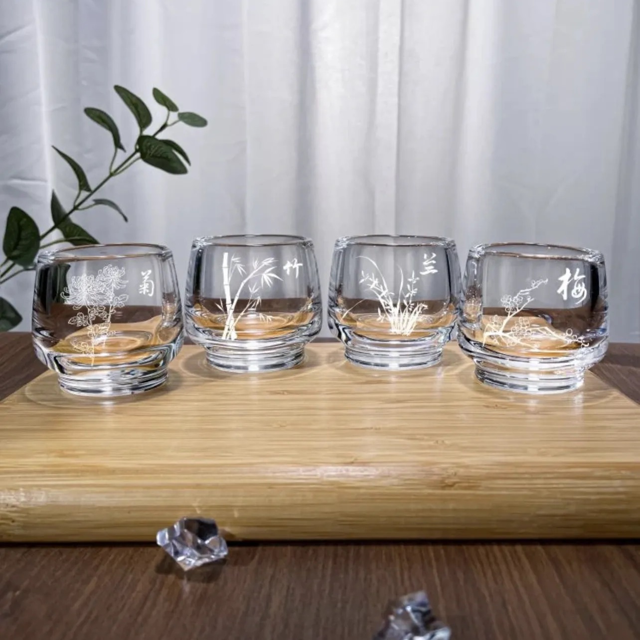 Crystal Glass - Handmade Cup Set of 4 - Gift Package-Crystaltells