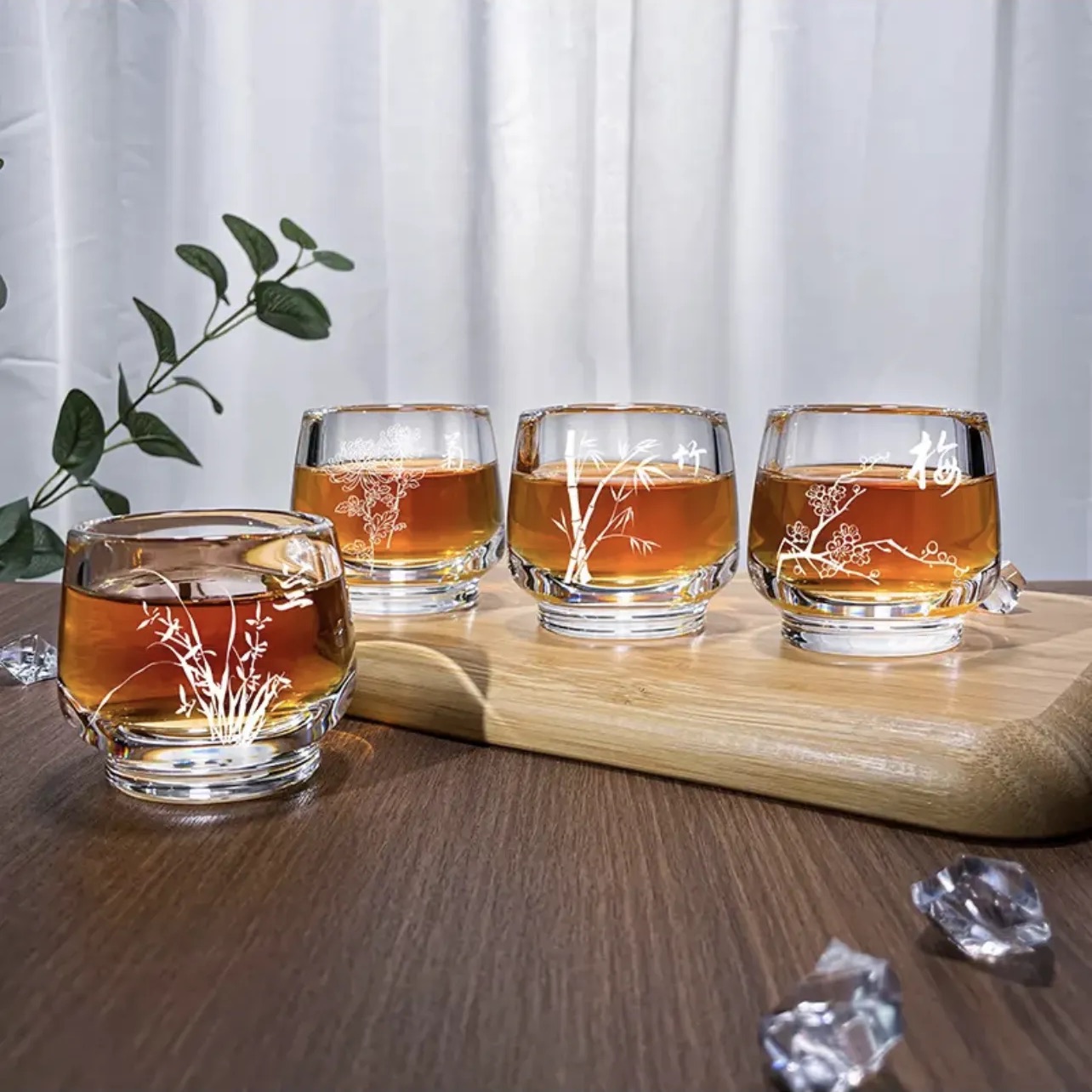 Crystal Glass - Handmade Cup Set of 4 - Gift Package-Crystaltells