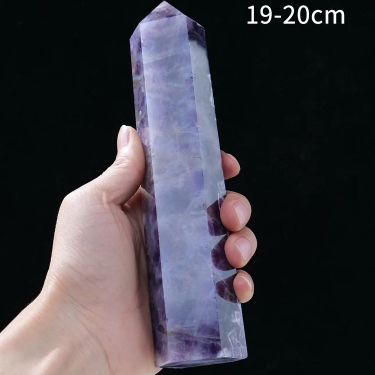 Natural Amethyst Crystal Tower – Healing Crystal, Meditation, Home Décor