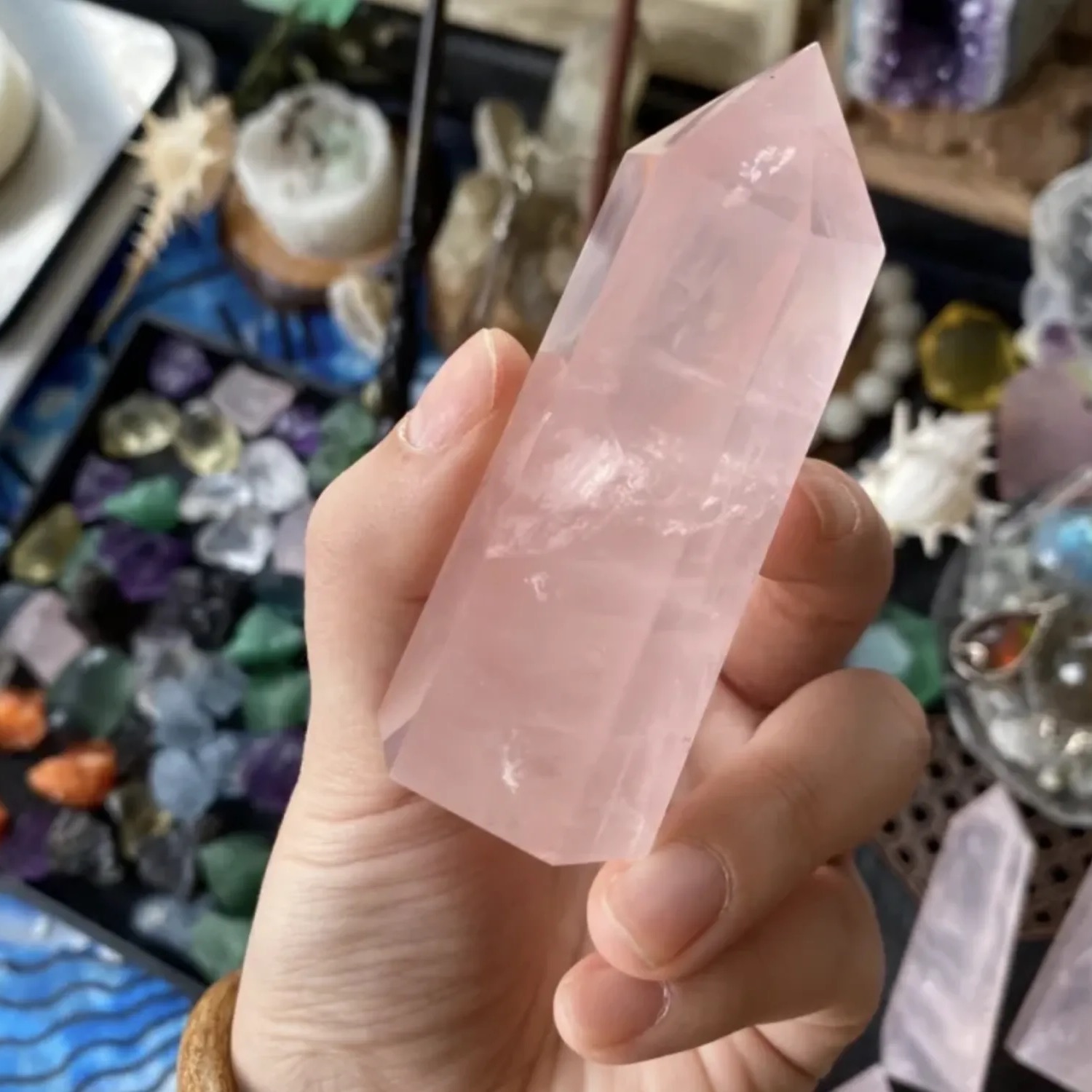 Crystal Tower - Style One - Pink