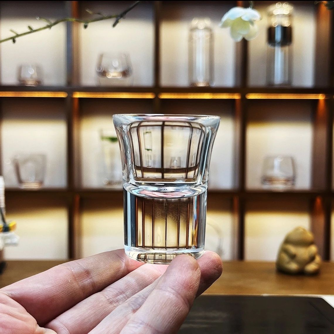 Raw Crystal 30ml Liquor Cup – Handcrafted Natural Crystal