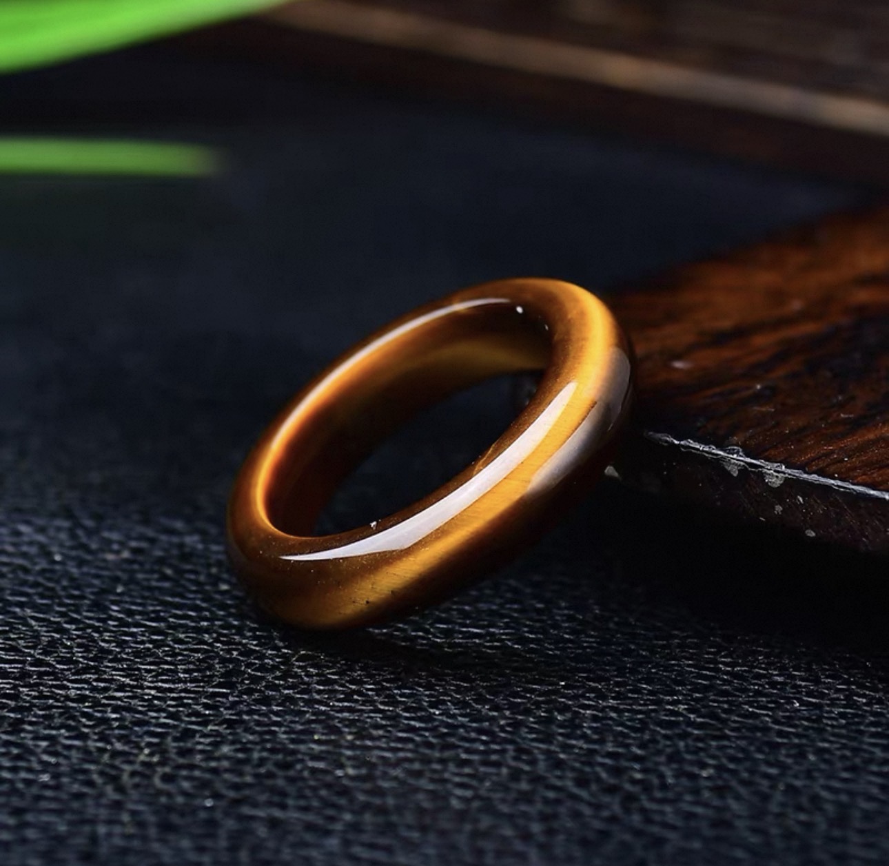 Natural Crystal Raw Stone Ring – Unisex Jewelry