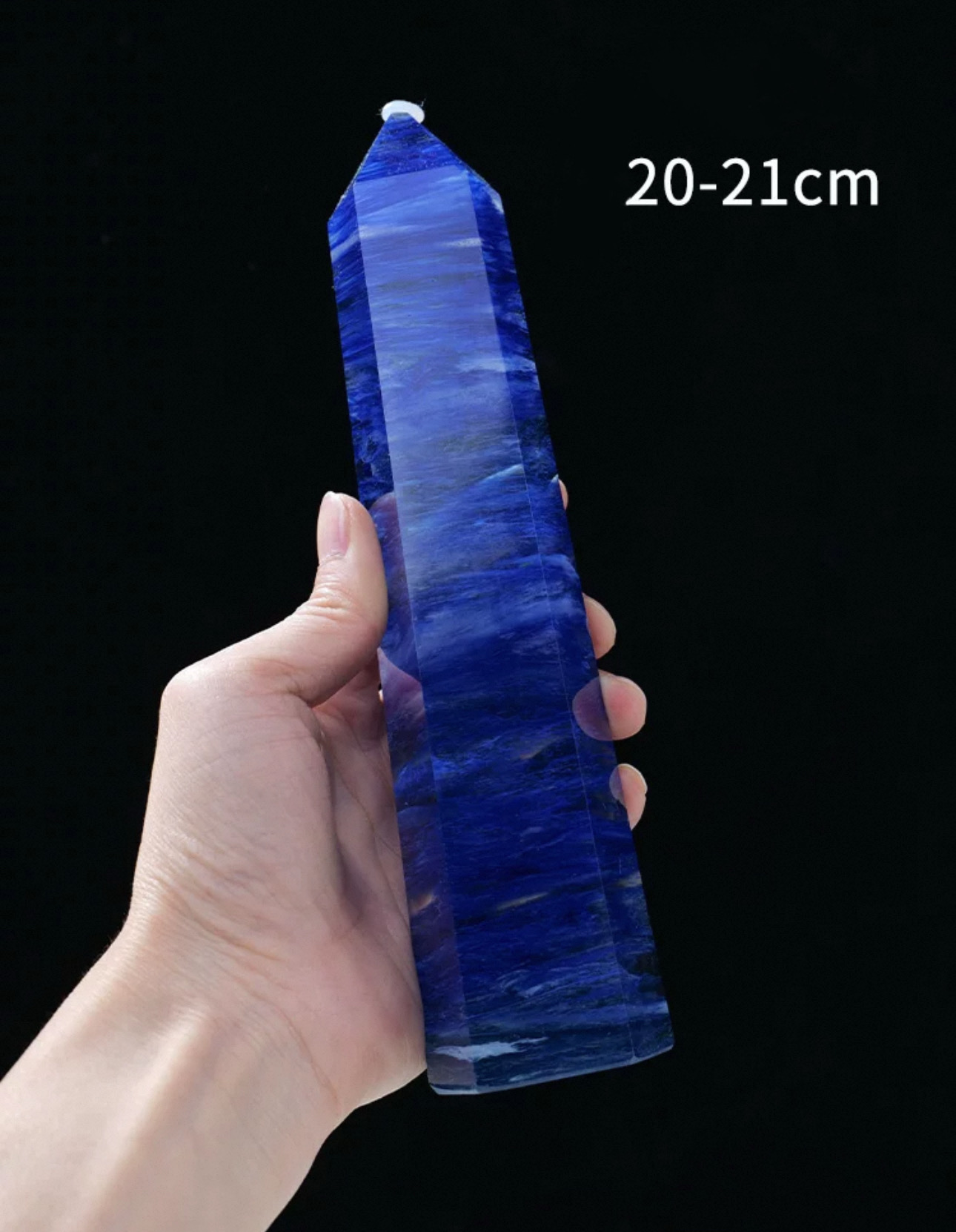 Natural Blue Fusion Crystal Tower – Healing Crystal, Meditation, Home Décor