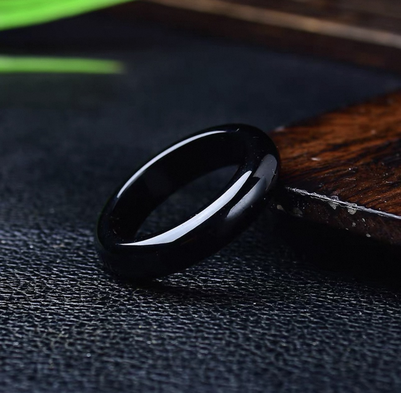 Natural Crystal Raw Stone Ring – Unisex Jewelry