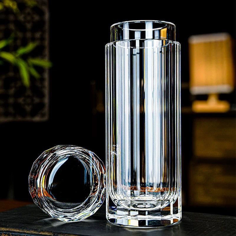 Raw Crystal Energy Water Bottle – Natural Healing & Hydration