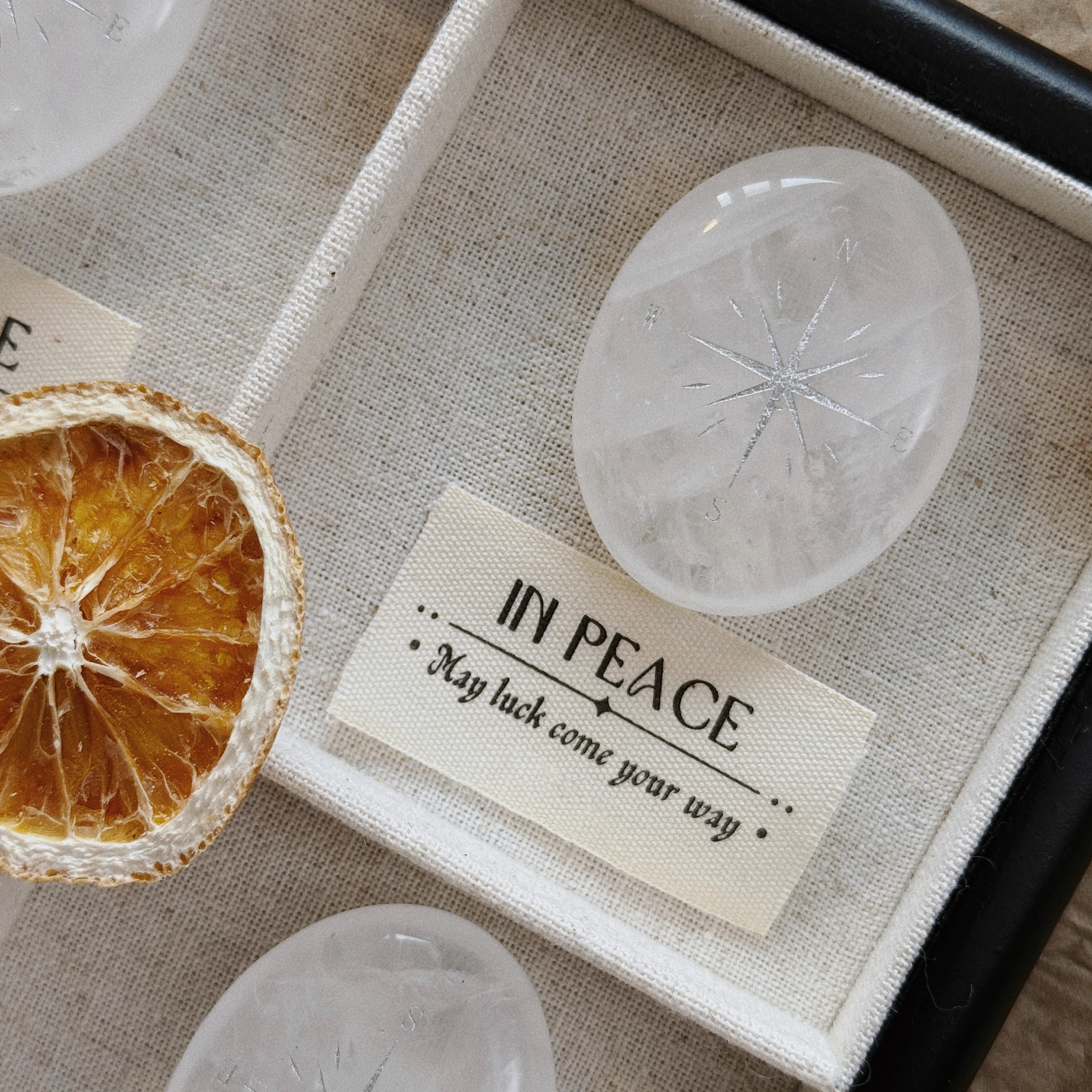 Clear Quartz Compass – Natural Crystal Energy Guide