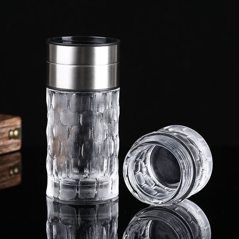 Handcrafted Natural Crystal Cup – Raw Ore, Polished Finish, Detachable Design