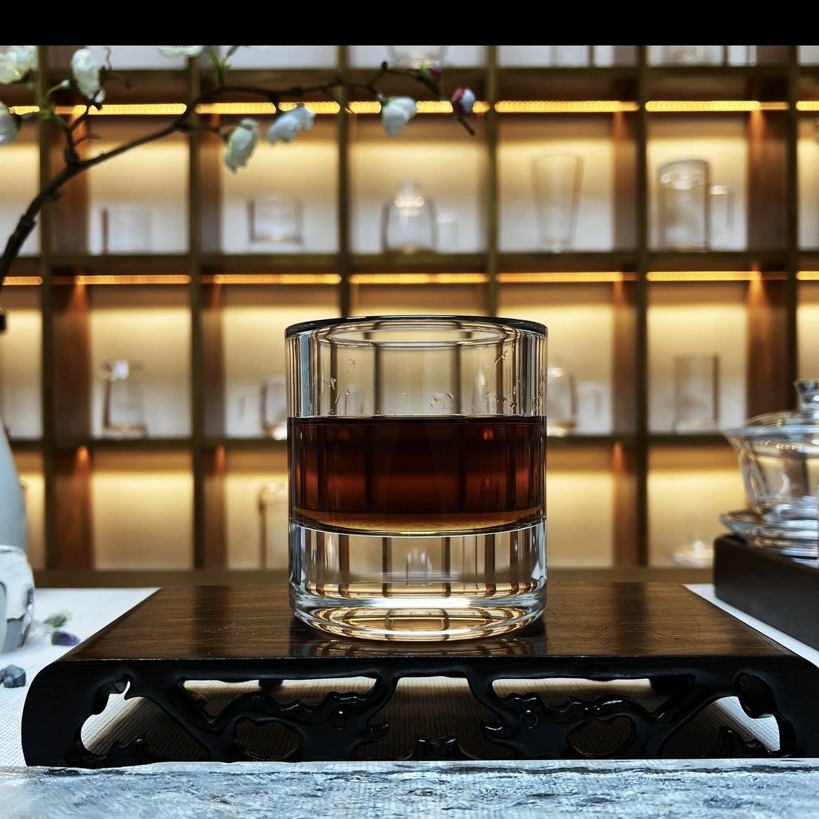 Raw Crystal Whisky Cup – Handcrafted Natural Crystal