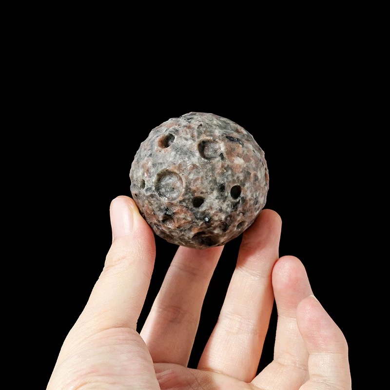 Natural Flame Stone Crystal – Raw Meteorite Surface Gemstone Decor