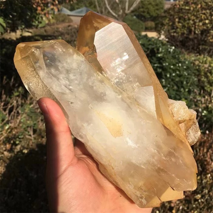 Natural Himalayan Clear Quartz Double Terminated Twin Crystal Rough 3.86 lb