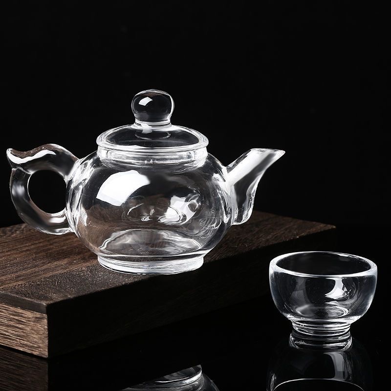 Natural White Crystal Teapot & Tea Set – Elegant Artisan Tea Experience