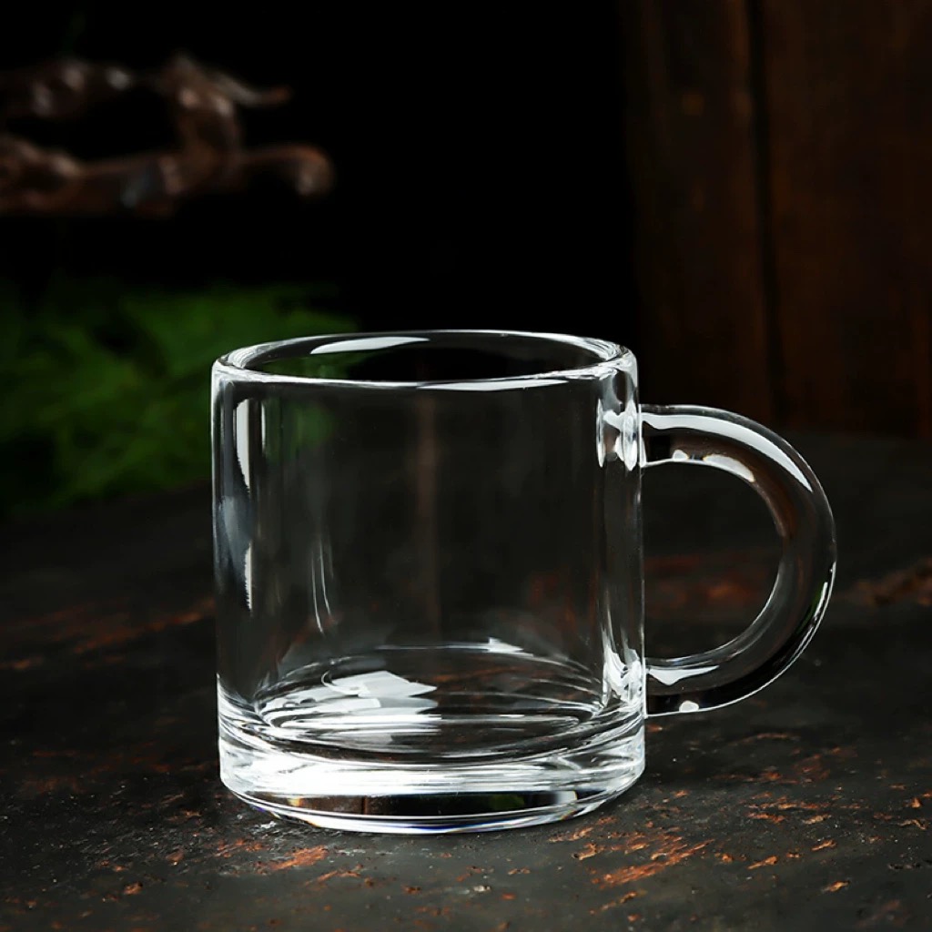 Natural Raw White Crystal Tea Cup & Shot Cup – Hand Carved Clear Quartz Drinking Cup