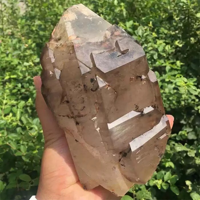 Authentic Smoky Quartz Crystal Point – Ancient Earth Energy Stone for Grounding & Protection  (3.6 lb)