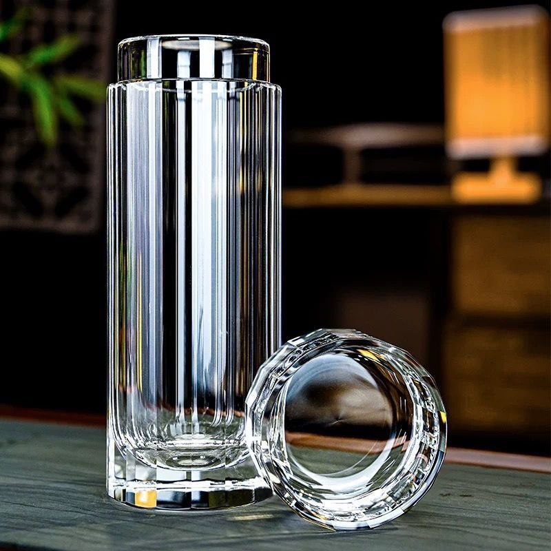 Raw Crystal Energy Water Bottle – Natural Healing & Hydration