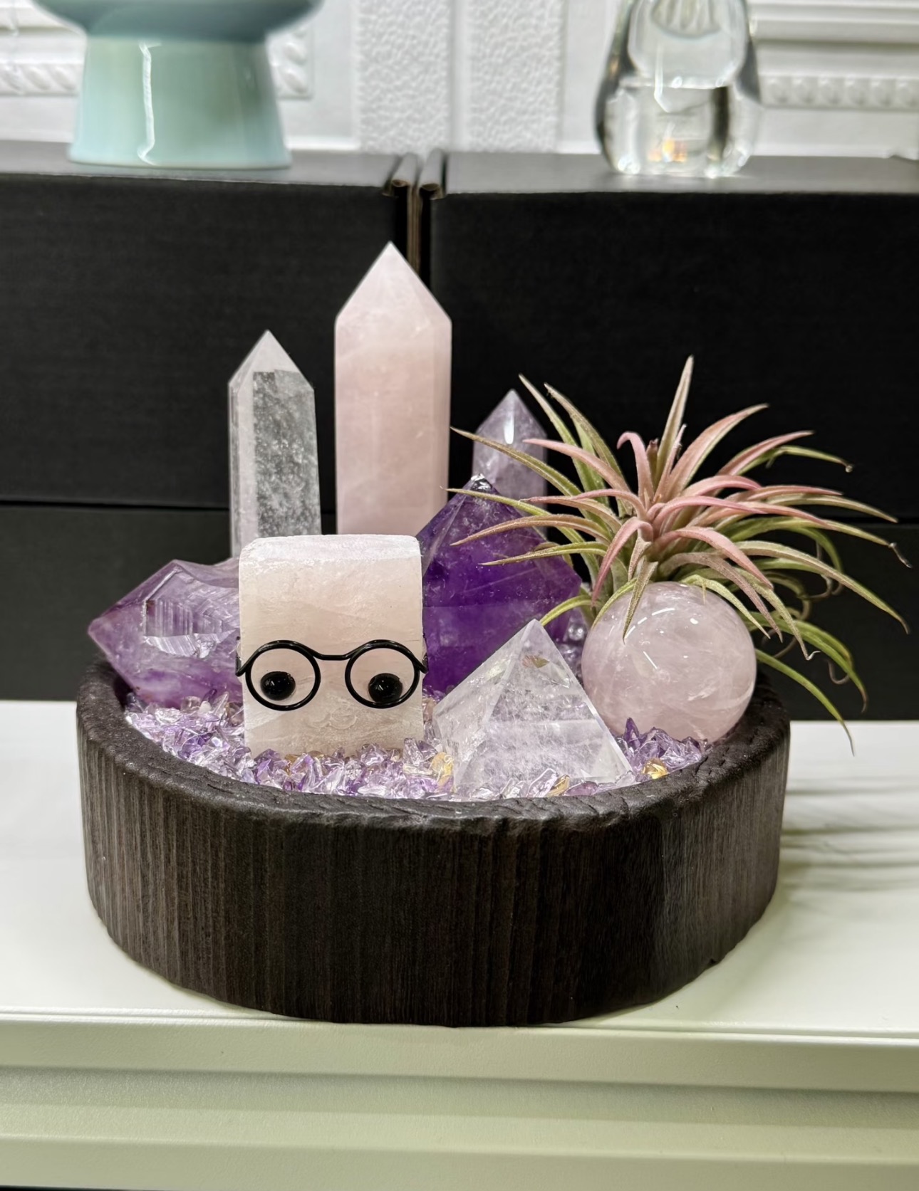 Amethyst | Rose Quartz | Clear Quartz Energy Bowl