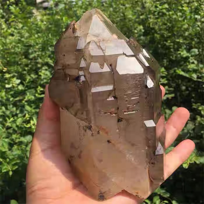 Authentic Smoky Quartz Crystal Point – Ancient Earth Energy Stone for Grounding & Protection  (3.6 lb)