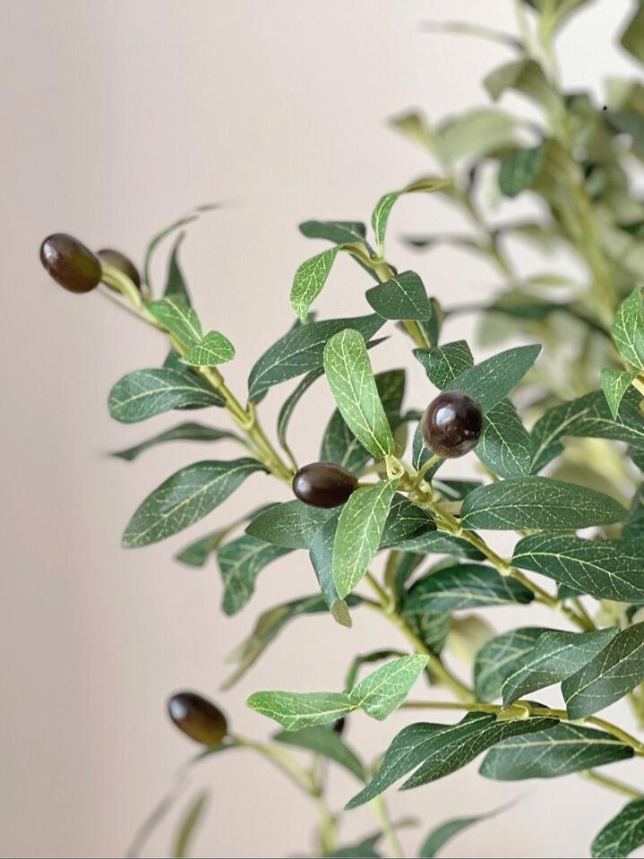 Large Artificial Olive Tree in Pot – Faux Potted Plant for Indoor Home Decor