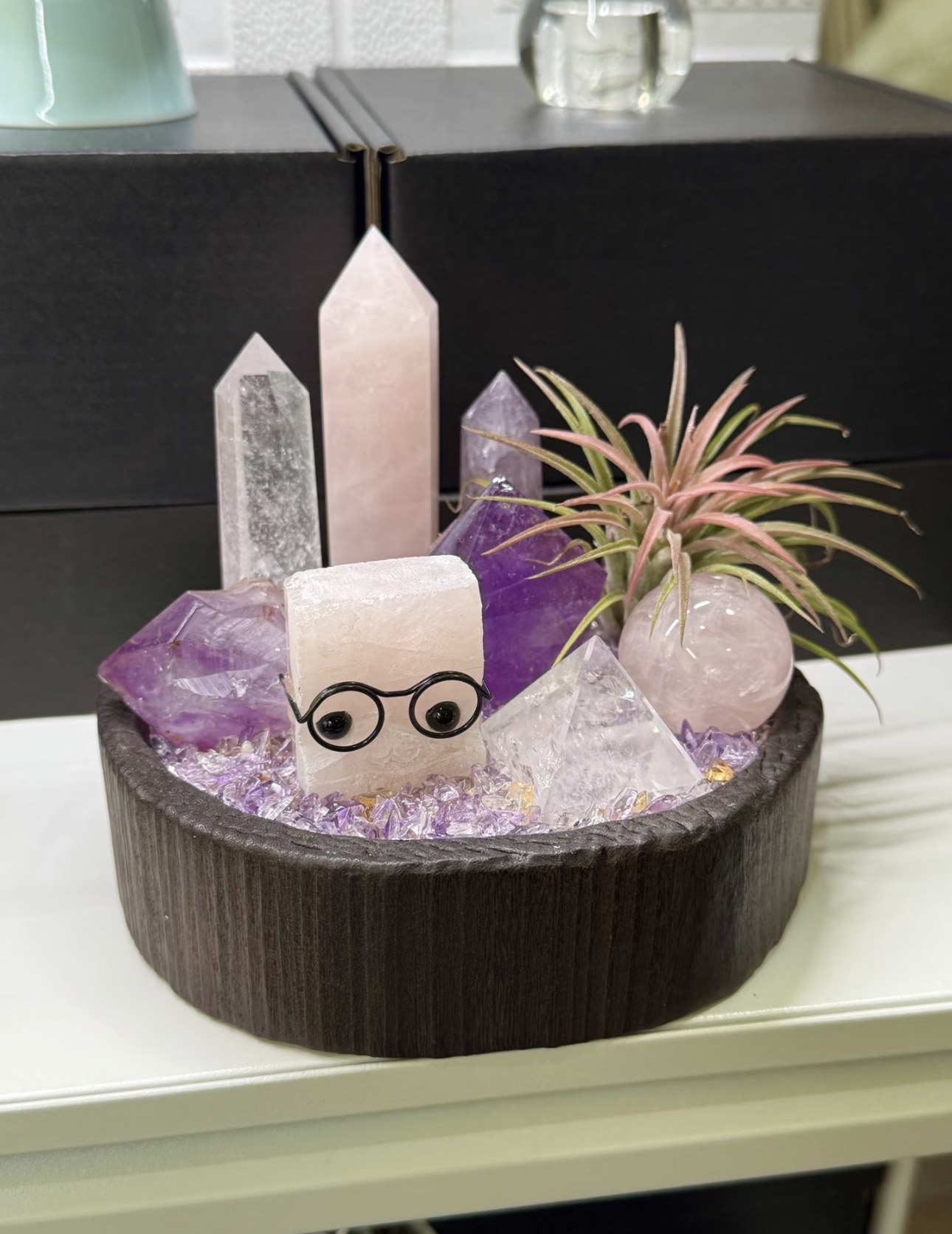 Amethyst | Rose Quartz | Clear Quartz Energy Bowl