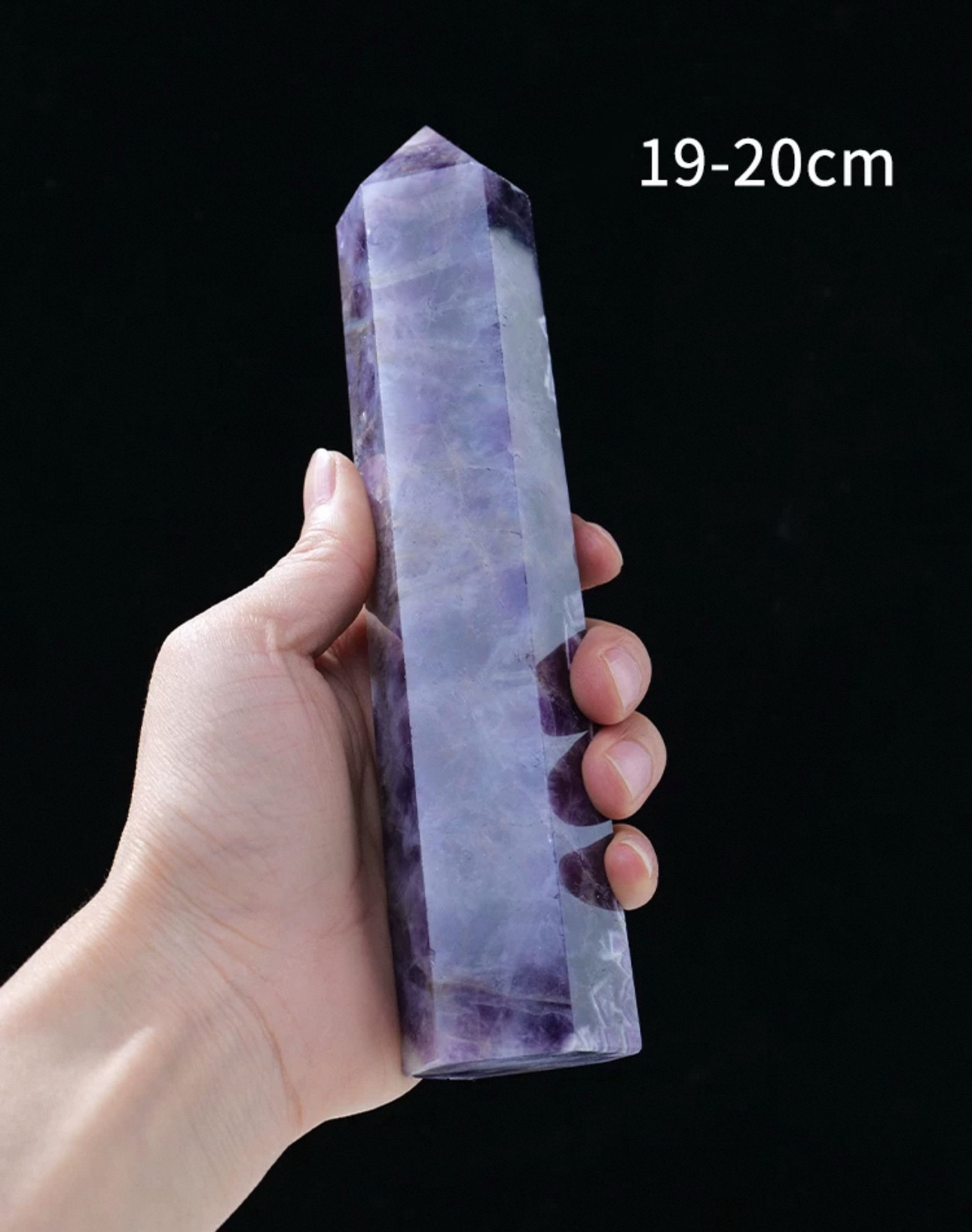 Natural Amethyst Crystal Tower – Healing Crystal, Meditation, Home Décor
