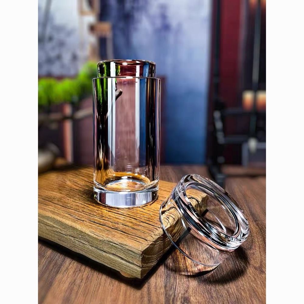 Thickened Raw Crystal Cup – Hand-Carved Natural Gemstone Drinkware