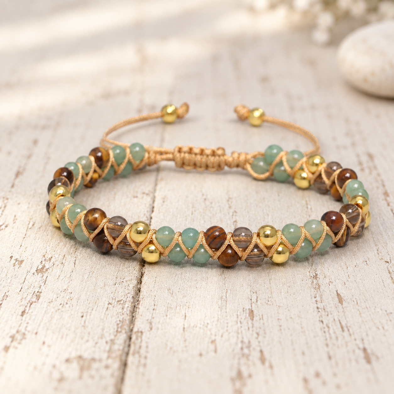 Triple Wealth Bracelet — Luck, Strength & Abundance on Your Wrist