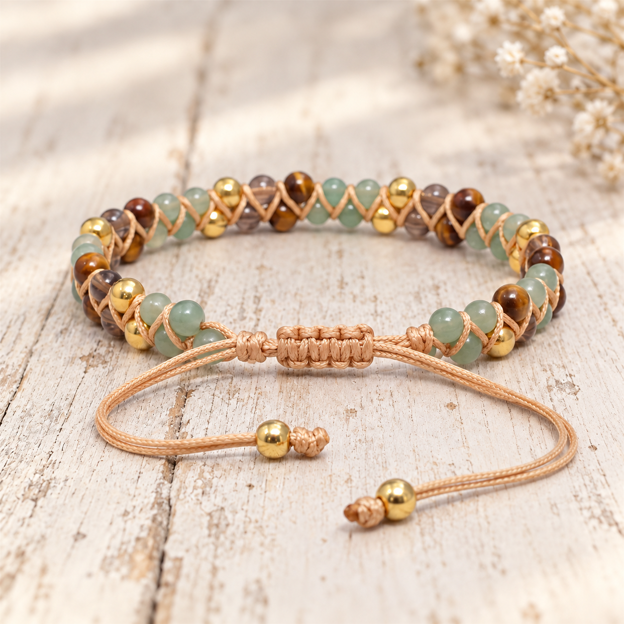Triple Wealth Bracelet — Luck, Strength & Abundance on Your Wrist