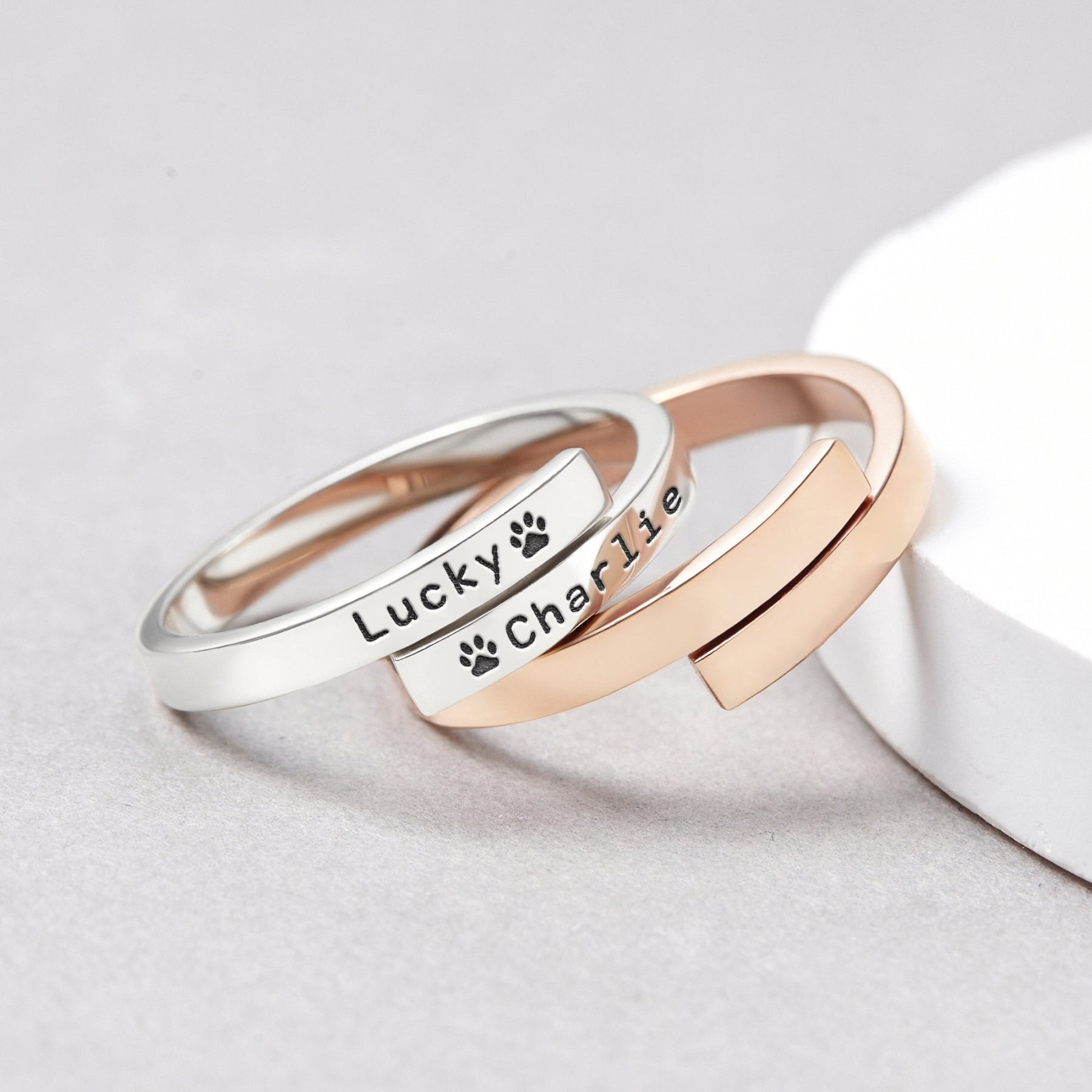 Personalized Pet Name Ring