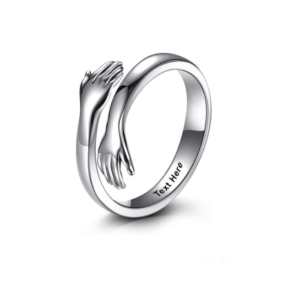 Personalised Hug Ring