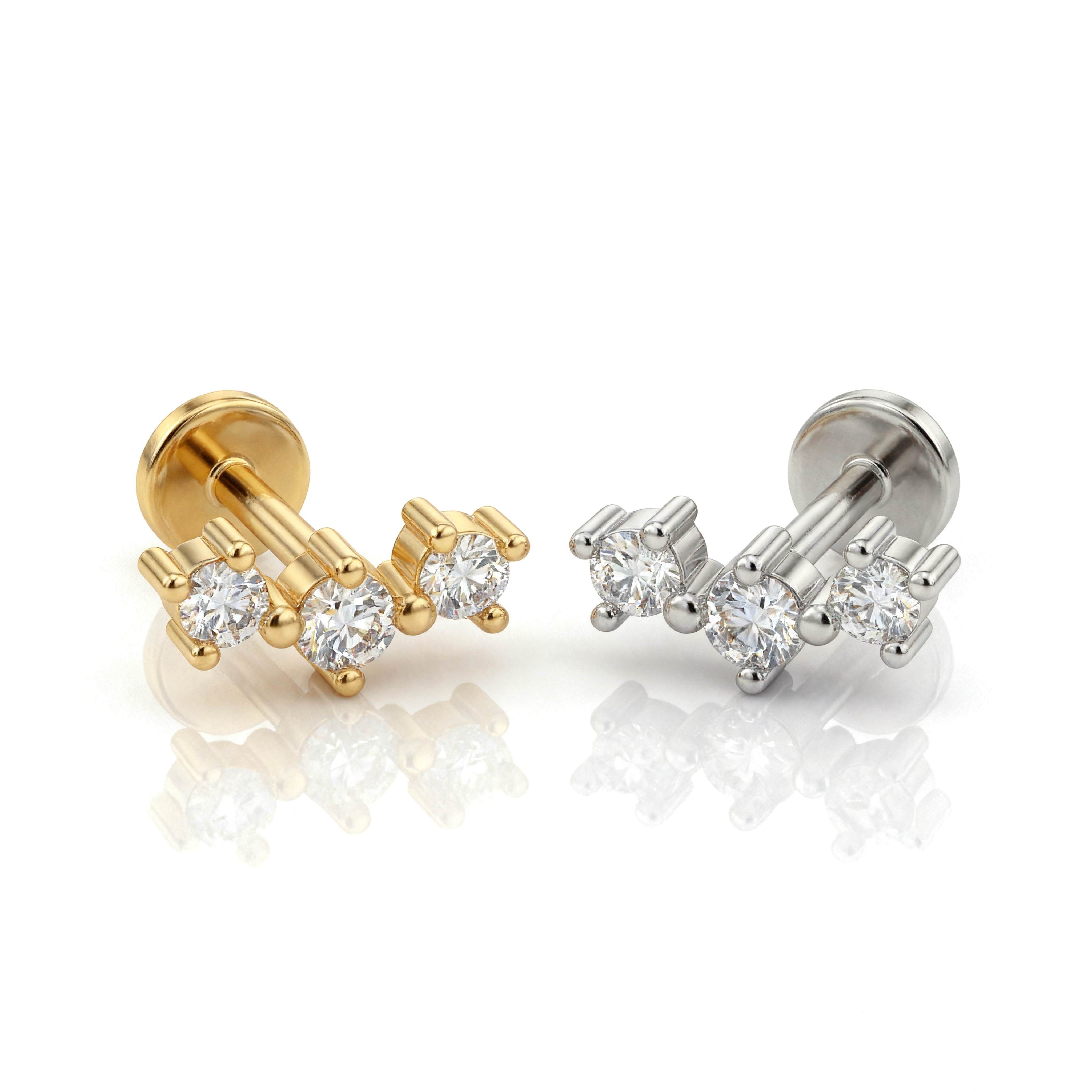 Trinity Spark Stud — A Story You Wear