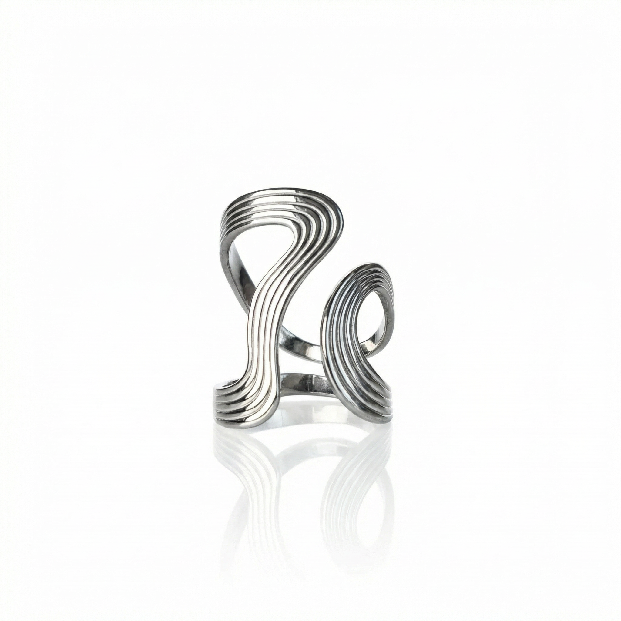 Sculpted Wave Ring-A Flow You Can Wear