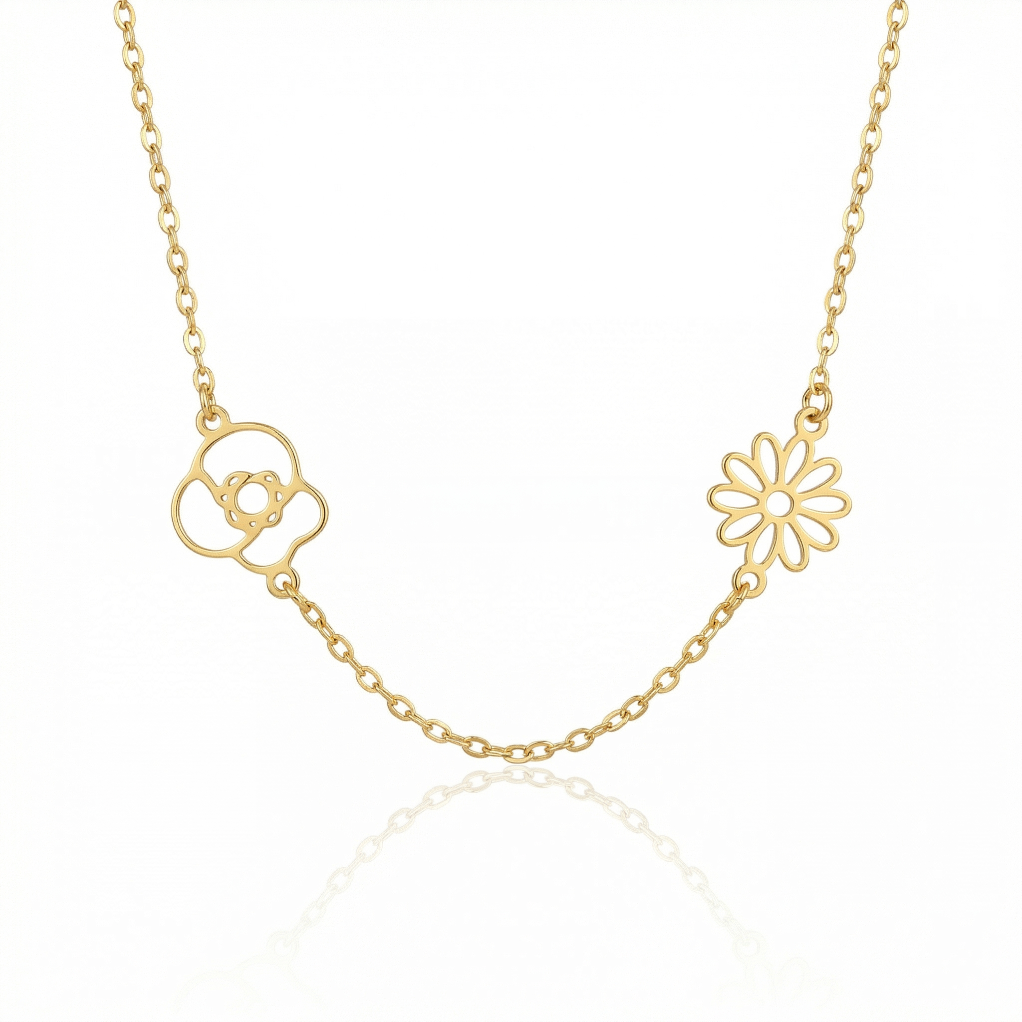 Personalized Birth Flower Necklace