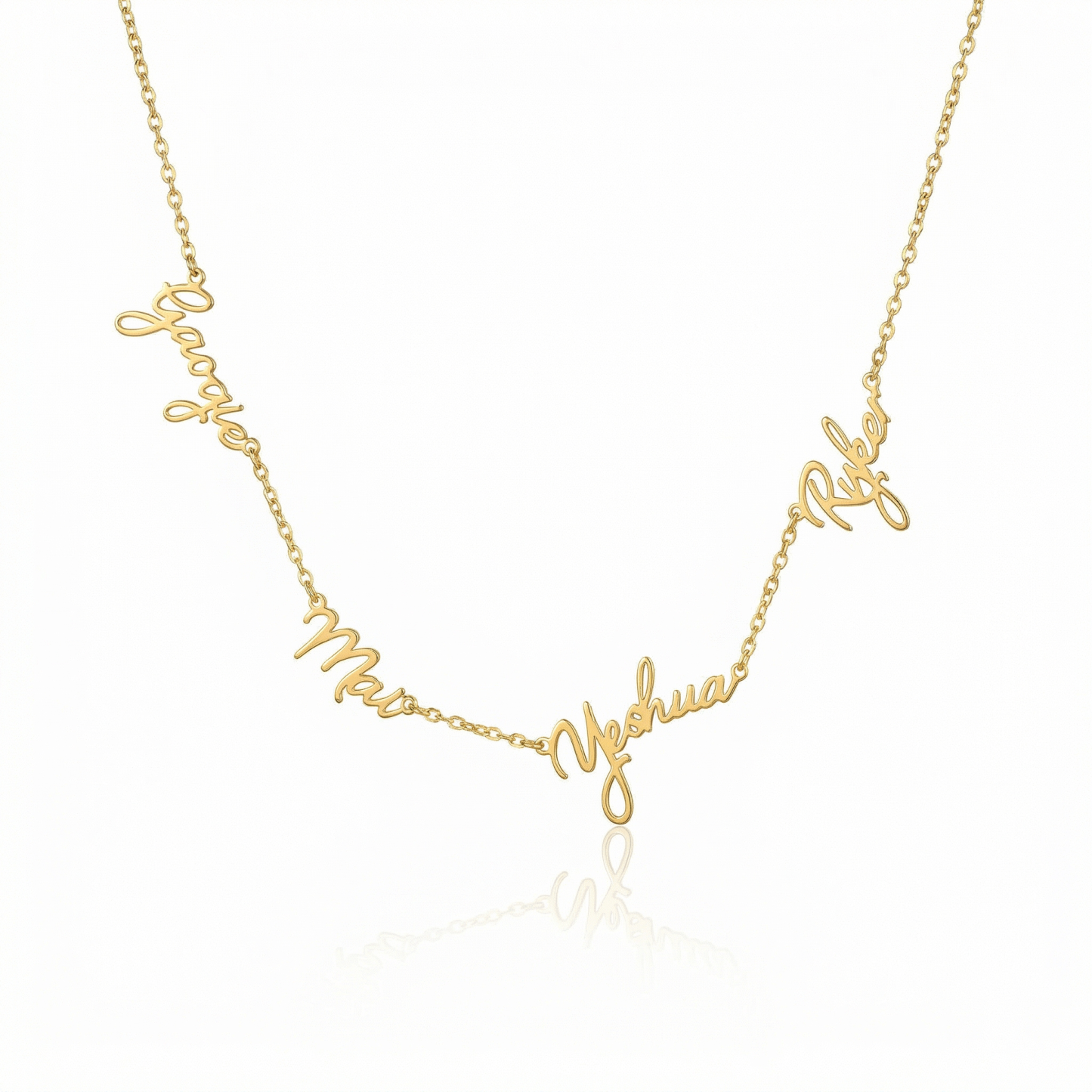 Personalized Multiple Name Necklace