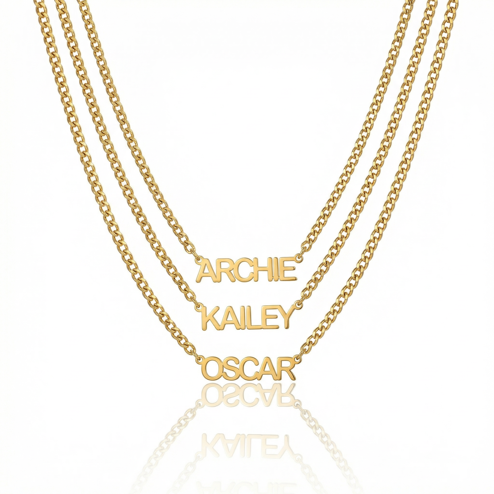 Personalized Name Necklace (Capital Letters)