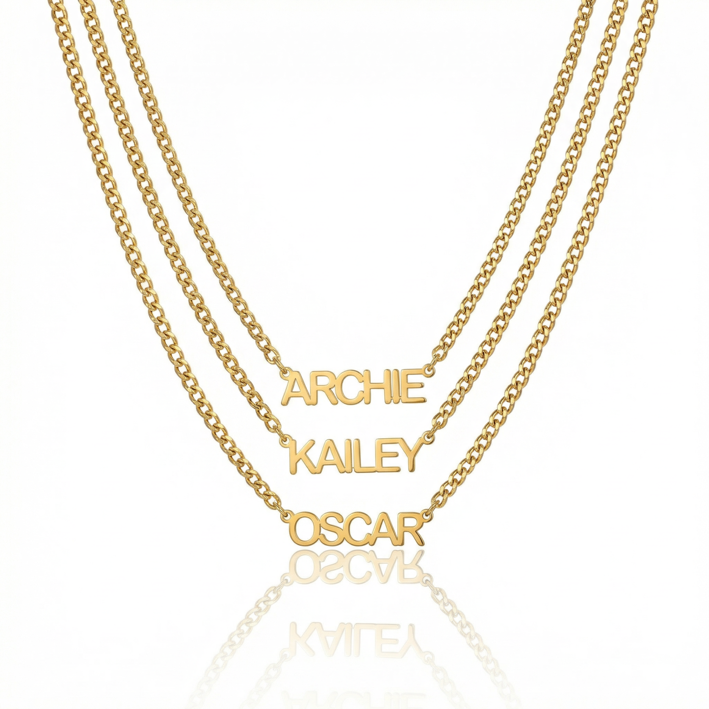 Personalized Name Necklace (Capital Letters)