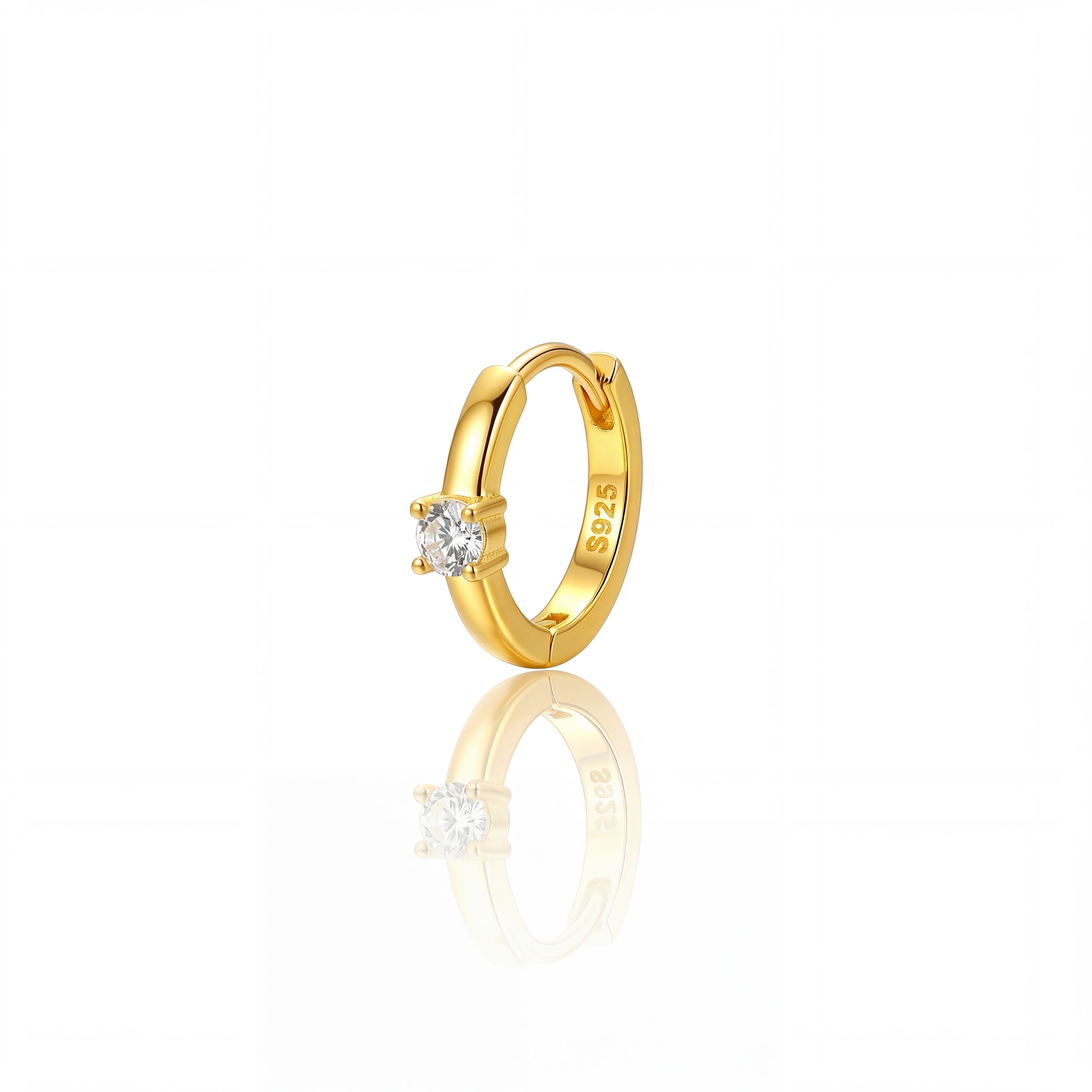 Diamond Huggie Earring