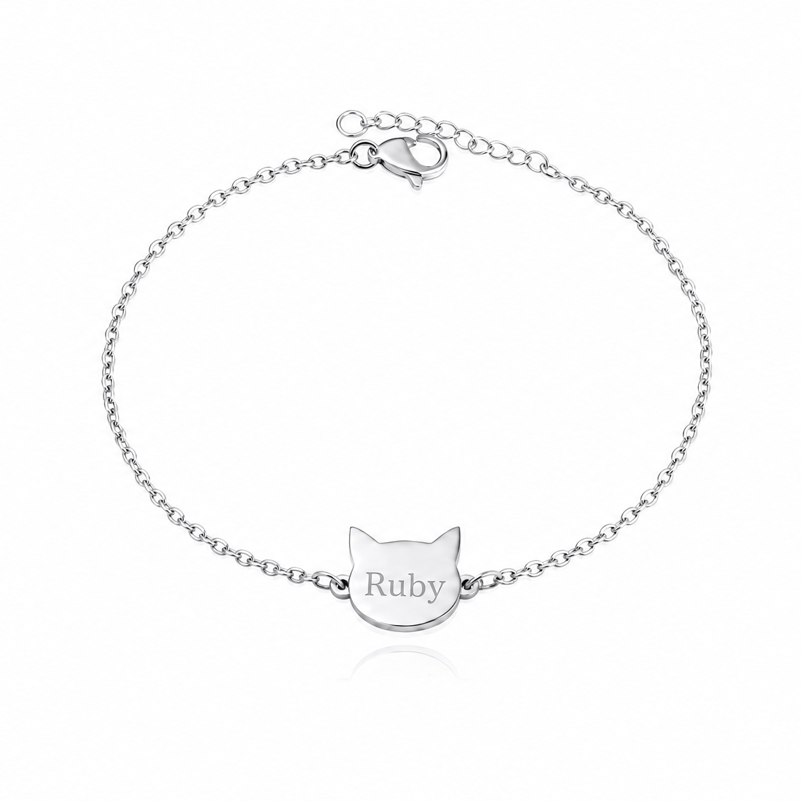 Personalized Cat Name Bracelet