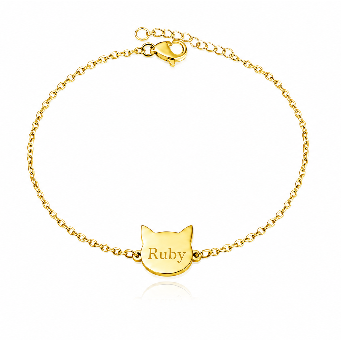 Personalized Cat Name Bracelet